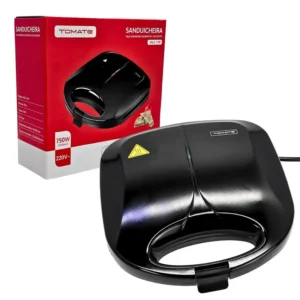 Sanduicheira Elétrica Grande Grill Profissional Lanche Grelha Carne Linguiça 750w 110v Antiaderente Inox Cor Preto - Imagem 2