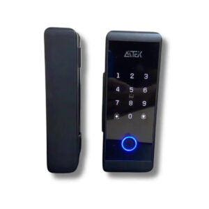 Fechadura Digital Biométrica Sigma FE20 AITEK Preto Porta de Vidro - Imagem 3
