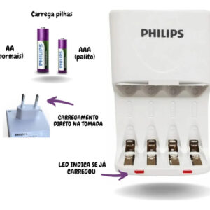 Carregador De Pilha Recarrecavel + 4 Pilhas Xbox Microfone - Imagem 8