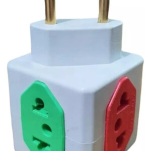 Cubos Benjamin Adaptador De Tomada 10a 20a 4 Entradas - Imagem 3