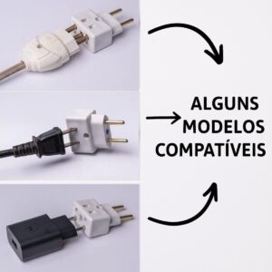 Adaptador Tomada 10 E 20 Amperes Bi Volt Padrao Brasileiro 110V/220V - Imagem 8