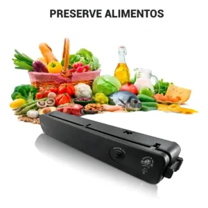 Máquina Seladora À Vacuo Empacotadora Automatica 90w Luatek Cor Preto 127V - Imagem 8