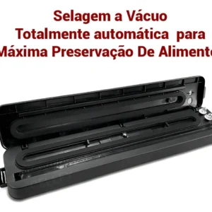 Máquina Seladora À Vacuo Empacotadora Automatica 90w Luatek Cor Preto 127V - Imagem 3