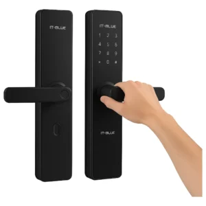 Fechadura Digital Para Porta Com Senha E Biometria - Imagem 3