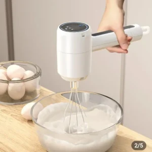 Mixer Portátil Batedor Recarregável Misturador Ovos Bebidas - Imagem 4