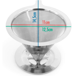 Coador Filtro de Café em Aço Inox .- Não usa Papel! - Imagem 2