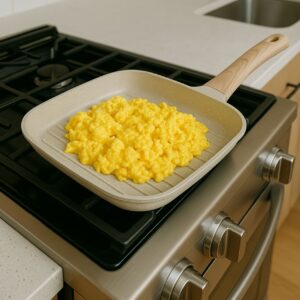 Frigideira Japonesa Tamagoyaki Para Omelettes Aluminum Fryin - Imagem 2