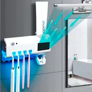 Dispenser Automático Pasta De Dente + Suporte De Escovas Uv - Imagem 10