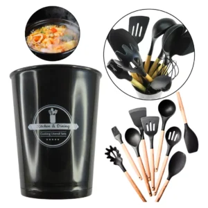 Kit Colheres Silicones 12 Peças Copo Suporte - Imagem 4