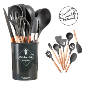 Kit Colheres Silicones 12 Peças Copo Suporte - Imagem 9
