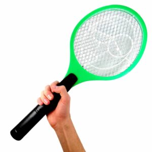 Raquete Elétrica Mata Mosquito Dengue Insetos Recarregável - Imagem 4