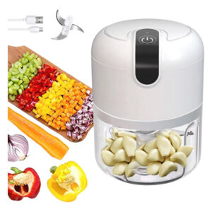 Mini Processador De Alimentos Bivolt Moedor Elétrico S/fio - Imagem 1