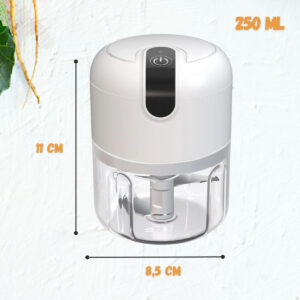 Mini Processador De Alimentos Bivolt Moedor Elétrico S/fio - Imagem 8