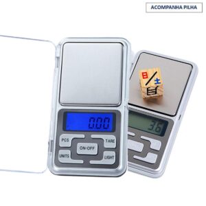 Mini Balança De Alta Precisão Digital De Bolso 0,1g Até 500g - Imagem 2