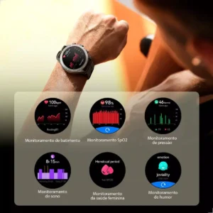 Smartwatch Haylou Solar Pro Amoled A Prova Dagua - Preto - Imagem 3