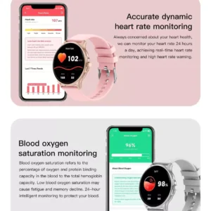 Smartwatch Peje ZW08 A Prova D'água Amoled Pulseira Extra - Imagem 4