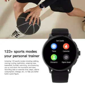 Smartwatch Peje ZW08 A Prova D'água Amoled Pulseira Extra - Imagem 8