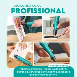Soprador Térmico Pistola Portátil C/ Bico 320w Quente 110v Cor Sortida - Imagem 8