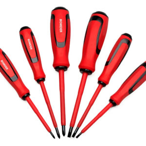 Chave de Fenda Philips Isolada Eletricista 6 Peças Imã Magnética - Imagem 1