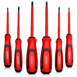 Chave de Fenda Philips Isolada Eletricista 6 Peças Imã Magnética - Imagem 2