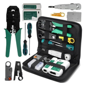 Kit Ferramentas Rede Informática Testador DE CABO Lan ALICATE Crimpar Rj45 DECAPADOR - Imagem 1
