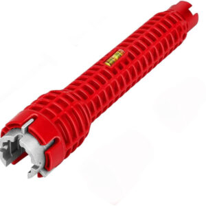 Instalador Hidráulico Ferramenta Profissional Pia Torneira Cor Vermelho - Imagem 8