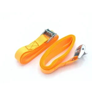 Kit 2 Cinta Catraca de amarração de carga reforçada 5m 250kg cor laranja - Imagem 6
