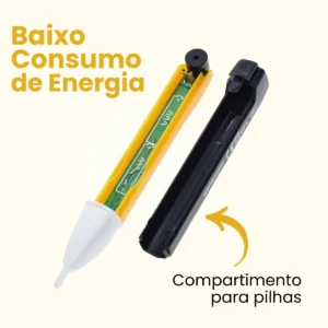 Caneta Detectora De Tensão Corrente Elétrica Teste Sonoro - Imagem 8