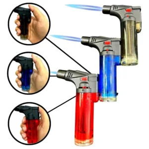 Maçarico Mini Portátil Recarregável Ultra Chama 1000 Graus Cor Sortida - Imagem 2