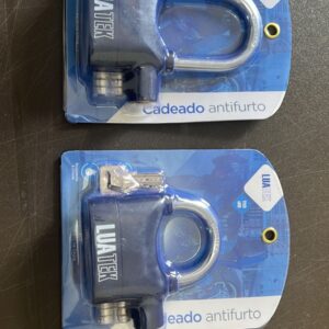 Cadeado Antifurto Lua Tek C/ Som 3 Chaves Resistente À Chuva - Imagem 4