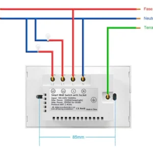 Tomada Inteligente 10a Touch Espelhado Wifi Automação Alexa - Imagem 4
