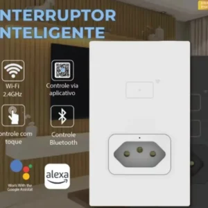 Tomada Inteligente 10a Touch Espelhado Wifi Automação Alexa - Imagem 9