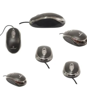 Mouse Convencional Com Fio Lehmox LEY-28 Preto USB Óptico Ambidestro - Imagem 7