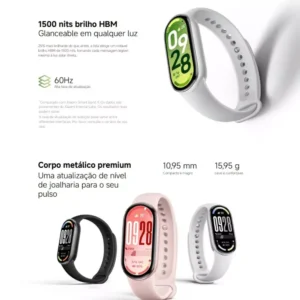 Xiaomi Smart Band 10 Amoled A Prova Dagua Original - Preto - Imagem 4