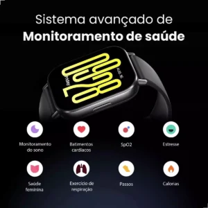 Smartwatch Xiaomi Redmi Watch 5 Active A Prova Dagua - Imagem 7