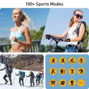 Smartwatch Peje G08 Amoled GPS Pulseira Extra A Prova D'água Prata - Imagem 6