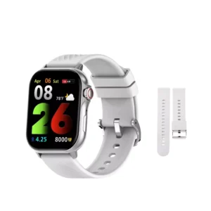Smartwatch Peje G08 Amoled GPS Pulseira Extra A Prova D'água Prata