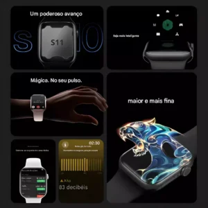 Smartwatch Microwear S11 46mm Série 11 Responde Whatsapp - Imagem 7