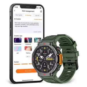 Smartwatch Microwear MA31 Serie 10 Resistente A Água Bússola Chatgpt Lançamento - Imagem 6
