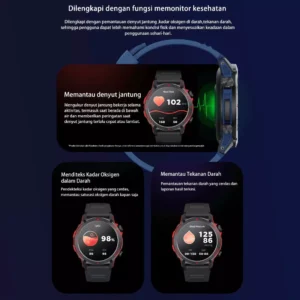 Smartwatch Peje ZW13 A Prova D'água Amoled Pulseira Extra - Imagem 3