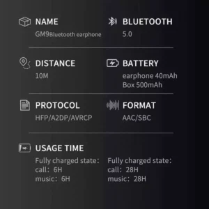 Fone De Ouvido Game Pro 9 Bluetooth Original - Imagem 2