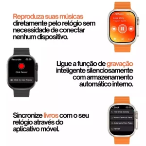 Smartwatch Microwear S10 Pro 47mm Serie 10 1GB ChatGPT Lançamento - Imagem 5