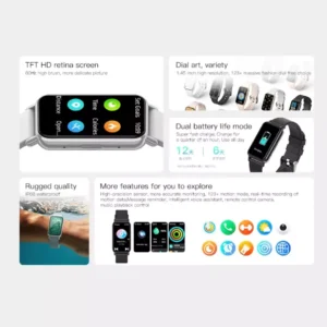 Smartwatch Peje Band 1 Faz Chamadas A Prova D'água - Imagem 5