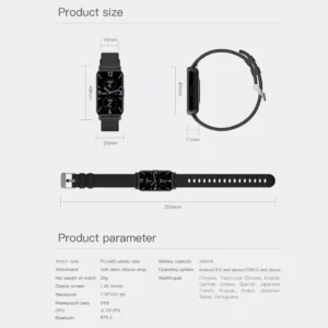 Smartwatch Peje Band 1 Faz Chamadas A Prova D'água - Imagem 7
