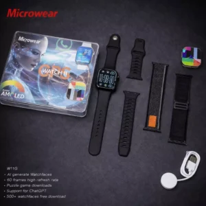 Smartwatch Microwear W11G 2GB Série 11 GPS Whatsapp A Prova D'água - Imagem 10