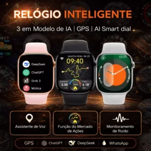 Smartwatch Microwear W11G 2GB Série 11 GPS Whatsapp A Prova D'água - Imagem 8