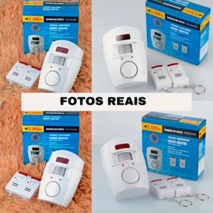 Alarme Sem Fio Residencial Sensor Sirene + 2 Controles - Imagem 2