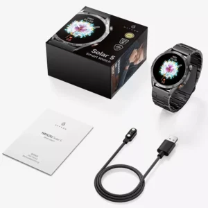 Smartwatch Haylou Solar 5 Amoled NFC A Prova Dagua Lançamento Cor Sortida Branca ou Preta - Imagem 9