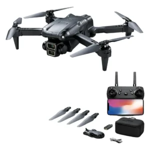 Drone Al-2725 Dobrável Câmera 4K WiFi FPV Preto 2 Baterias