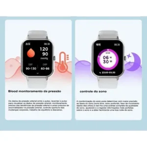 Smartwatch Peje ZW01 A Prova D'água Chamada Monitoramento - Imagem 7